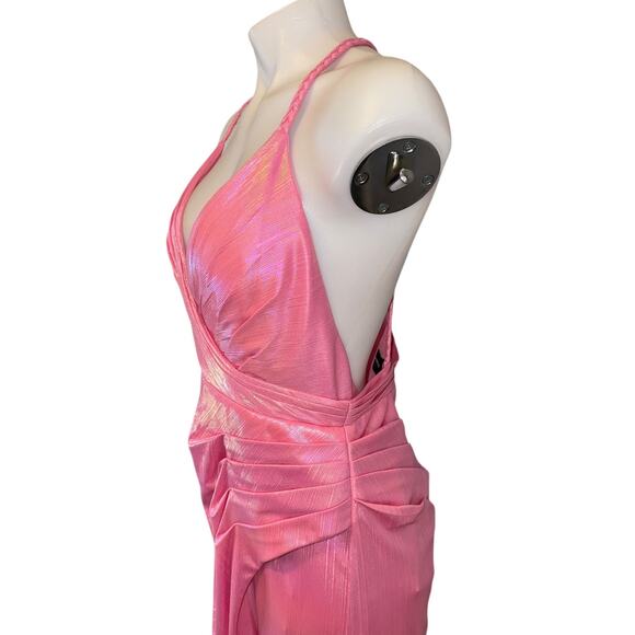 NEW NWT Retrofete Yesi Pink Maxi Dress Size Large - Picture 12 of 16
